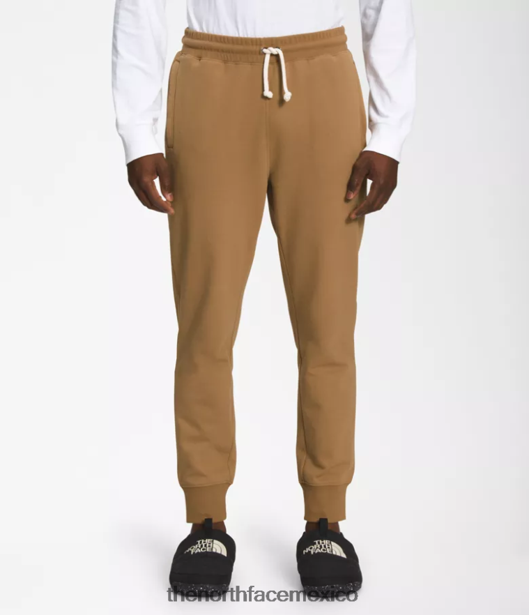 The North Face ropa NFHLJL308 marrón utilitario hombres joggers con parches Heritage