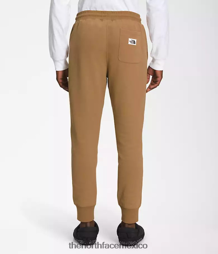 The North Face ropa NFHLJL308 marrón utilitario hombres joggers con parches Heritage