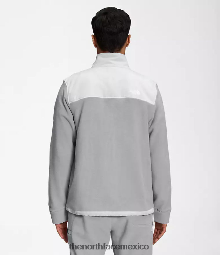 The North Face ropa NFHLJL540 gris fusión/gris estaño hombres chaqueta alpina polartec 200 con cremallera completa