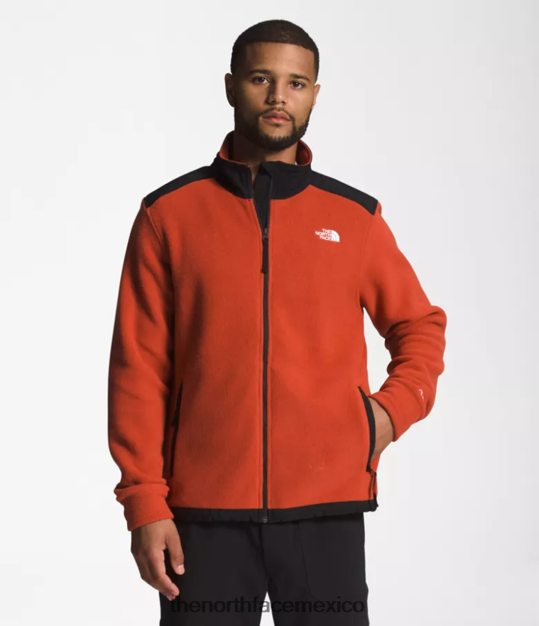 The North Face ropa NFHLJL541 bronce oxidado/tnf negro hombres chaqueta alpina polartec 200 con cremallera completa