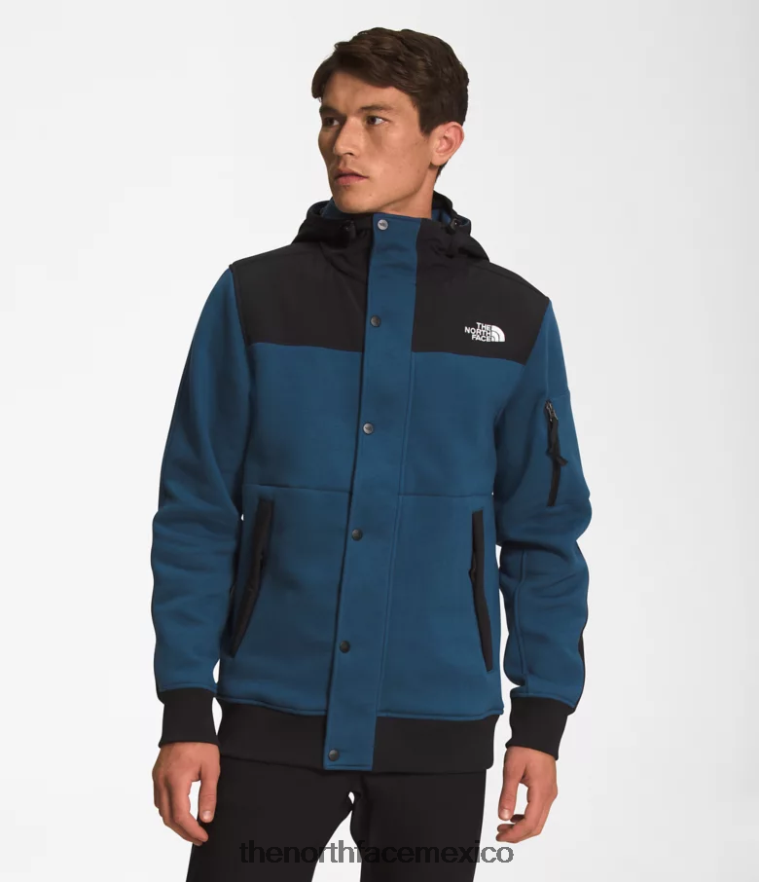 The North Face ropa NFHLJL545 azul sombreado hombres chaqueta polar highrail