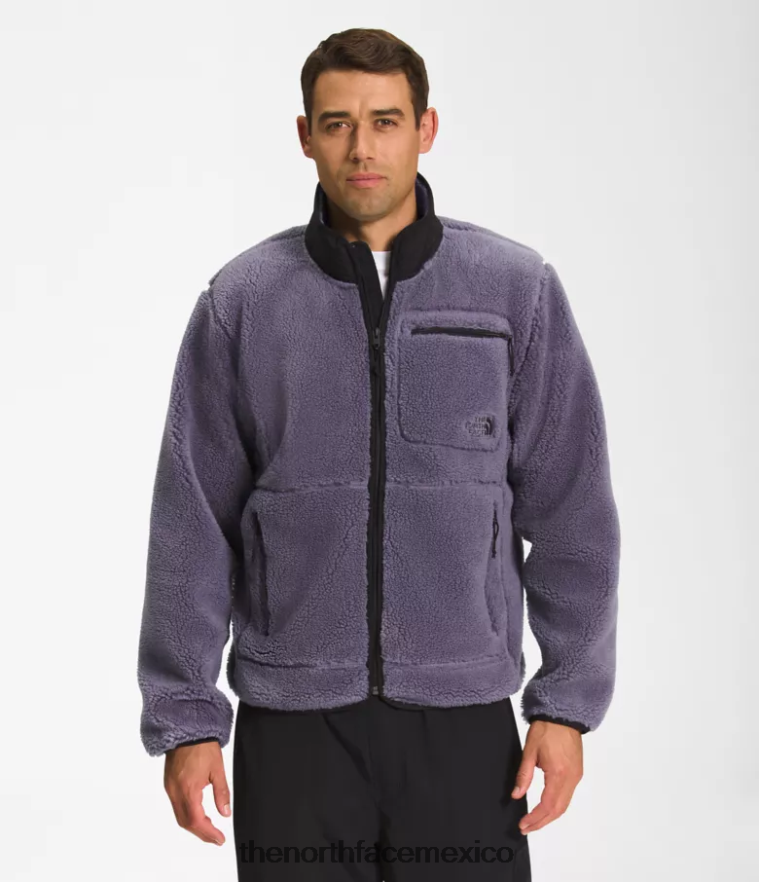 The North Face ropa NFHLJL547 pizarra lunar hombres chamarra con cierre completo