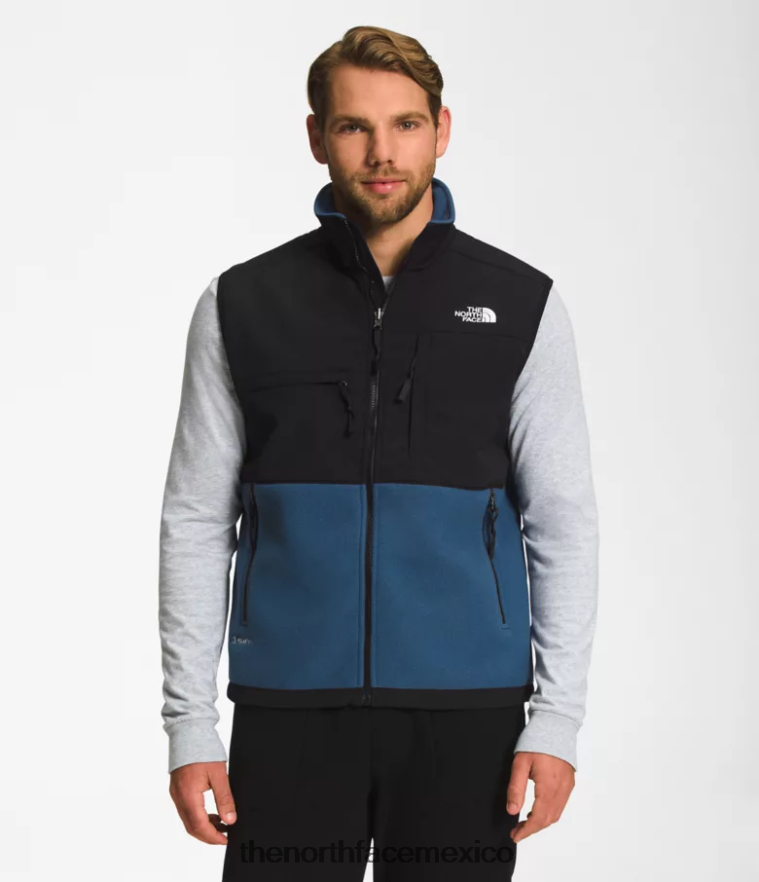 The North Face ropa NFHLJL597 azul sombreado hombres chaleco denali
