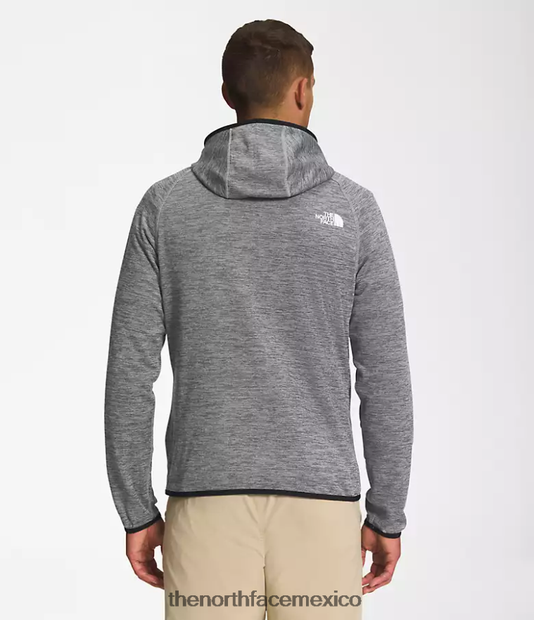 The North Face ropa NFHLJL922 tnf gris medio jaspeado hombres sudadera con capucha de canyonlands