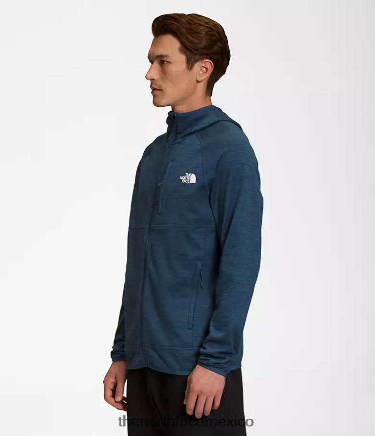 The North Face ropa NFHLJL923 brezo azul sombreado hombres sudadera con capucha de canyonlands