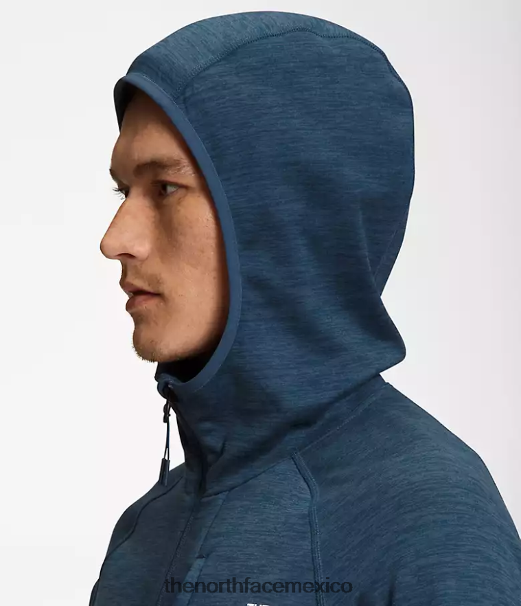 The North Face ropa NFHLJL923 brezo azul sombreado hombres sudadera con capucha de canyonlands