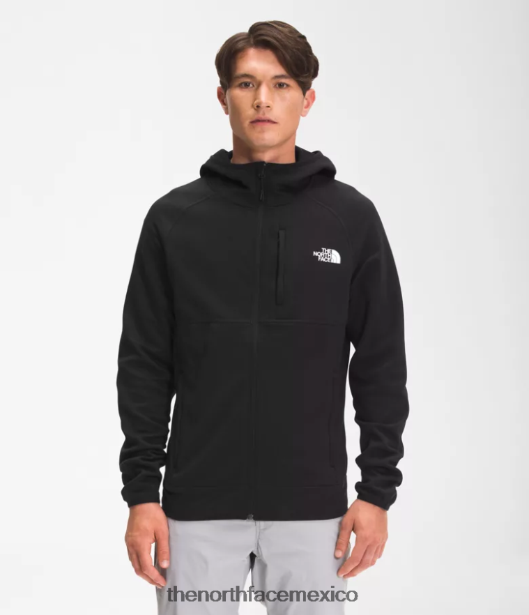 The North Face ropa NFHLJL924 negro hombres sudadera con capucha de canyonlands