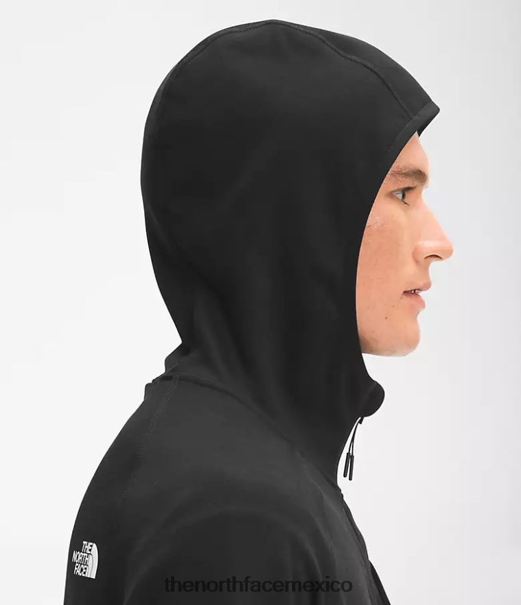 The North Face ropa NFHLJL924 negro hombres sudadera con capucha de canyonlands