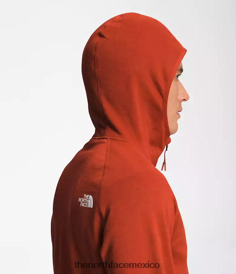 The North Face ropa NFHLJL925 Brezo de bronce oxidado hombres sudadera con capucha de canyonlands