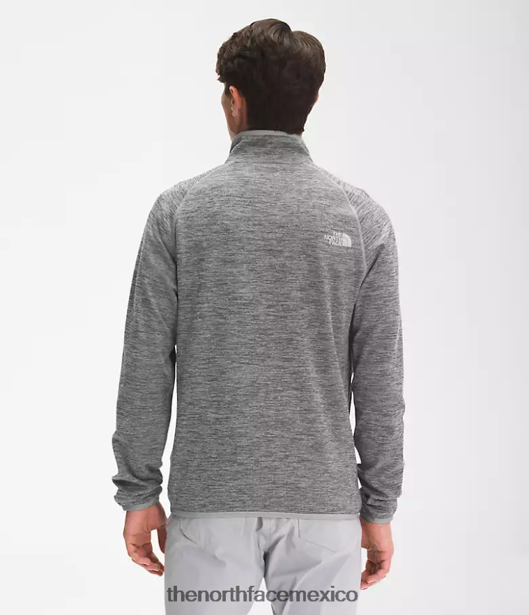 The North Face ropa NFHLJL952 tnf gris medio jaspeado hombres Canyonlands con cremallera completa