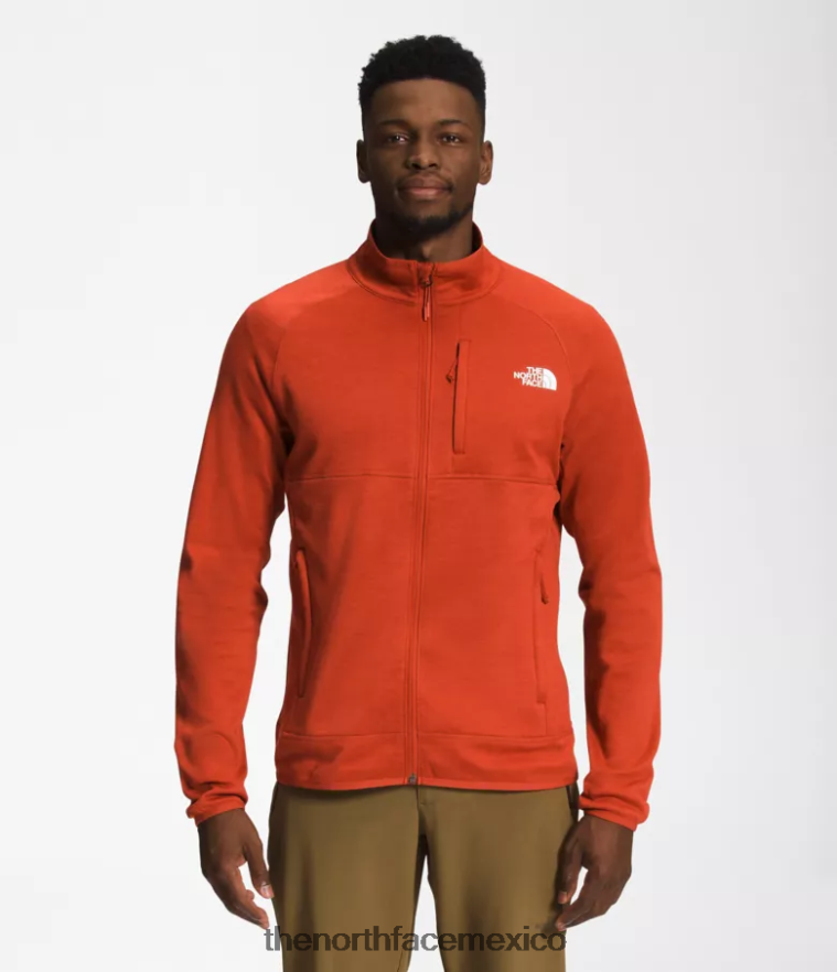 The North Face ropa NFHLJL953 Brezo de bronce oxidado hombres Canyonlands con cremallera completa