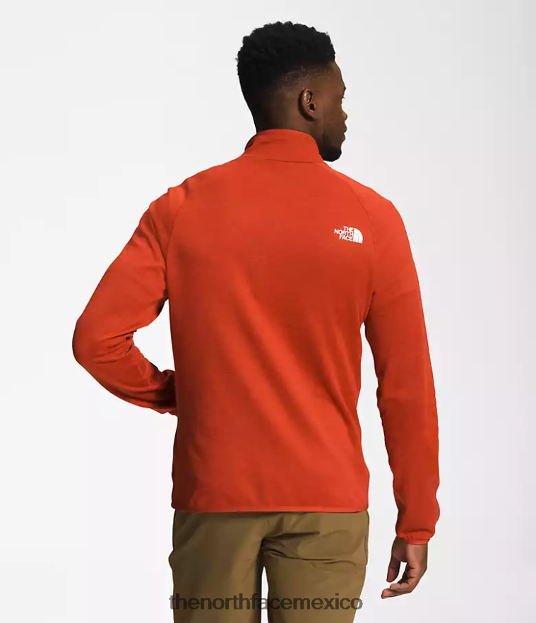 The North Face ropa NFHLJL953 Brezo de bronce oxidado hombres Canyonlands con cremallera completa