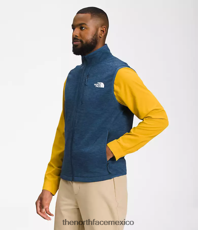 The North Face ropa NFHLJL97 brezo azul sombreado hombres chaleco canyonlands