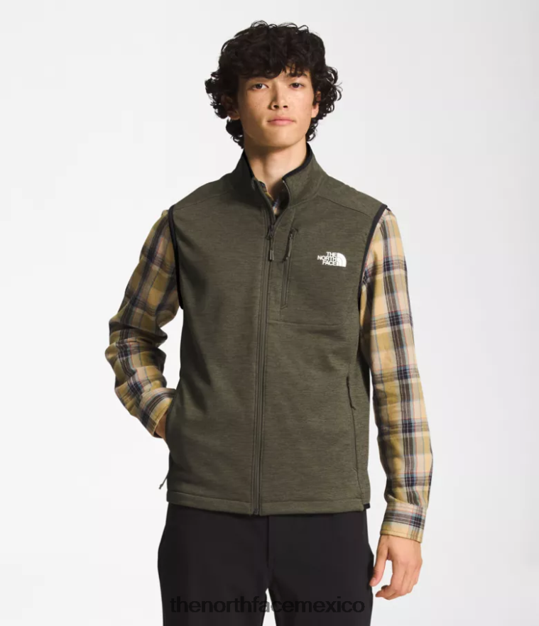 The North Face ropa NFHLJL98 nuevo gris topo verde brezo hombres chaleco canyonlands