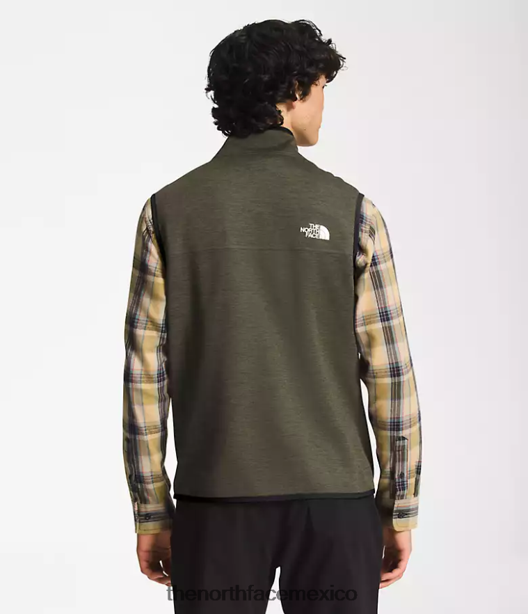 The North Face ropa NFHLJL98 nuevo gris topo verde brezo hombres chaleco canyonlands