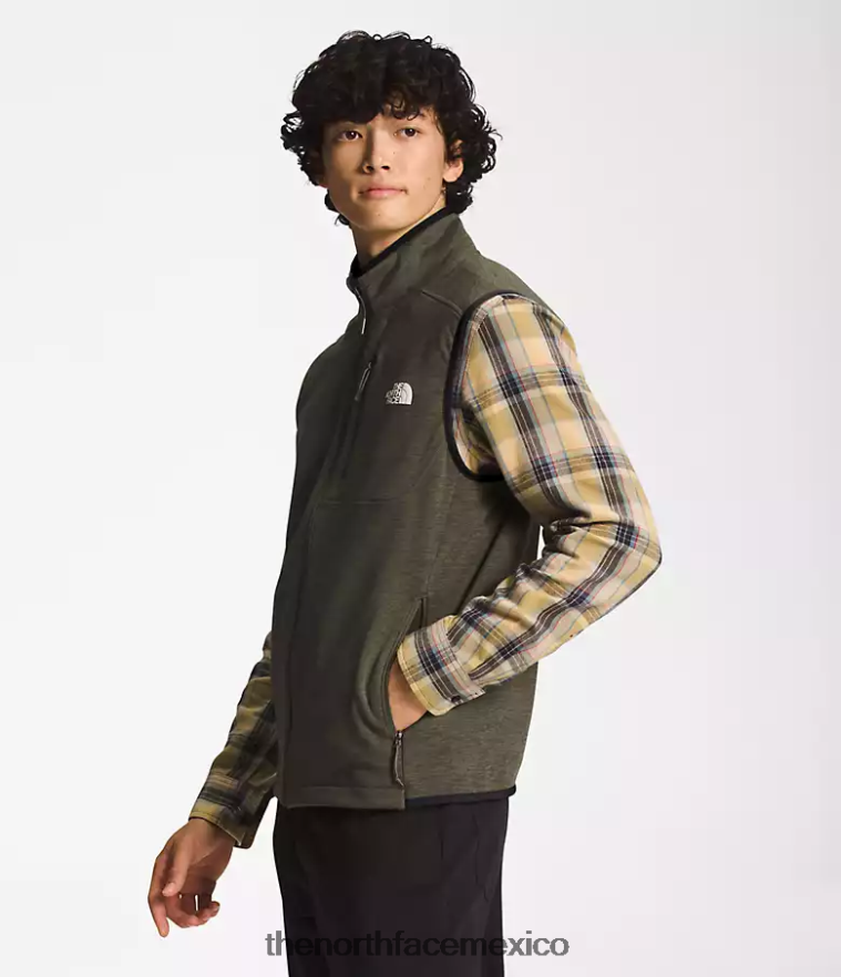 The North Face ropa NFHLJL98 nuevo gris topo verde brezo hombres chaleco canyonlands