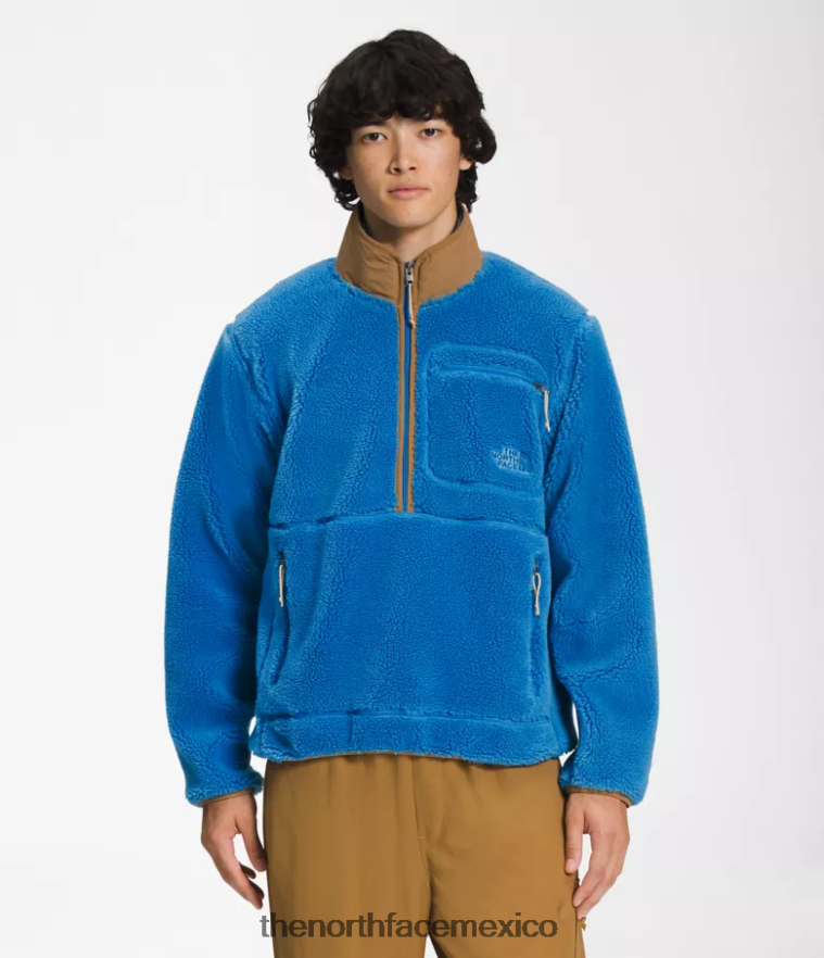 The North Face ropa NFHLJL121 azul súper sónico/marrón utilitario hombres jersey de pelo extremo