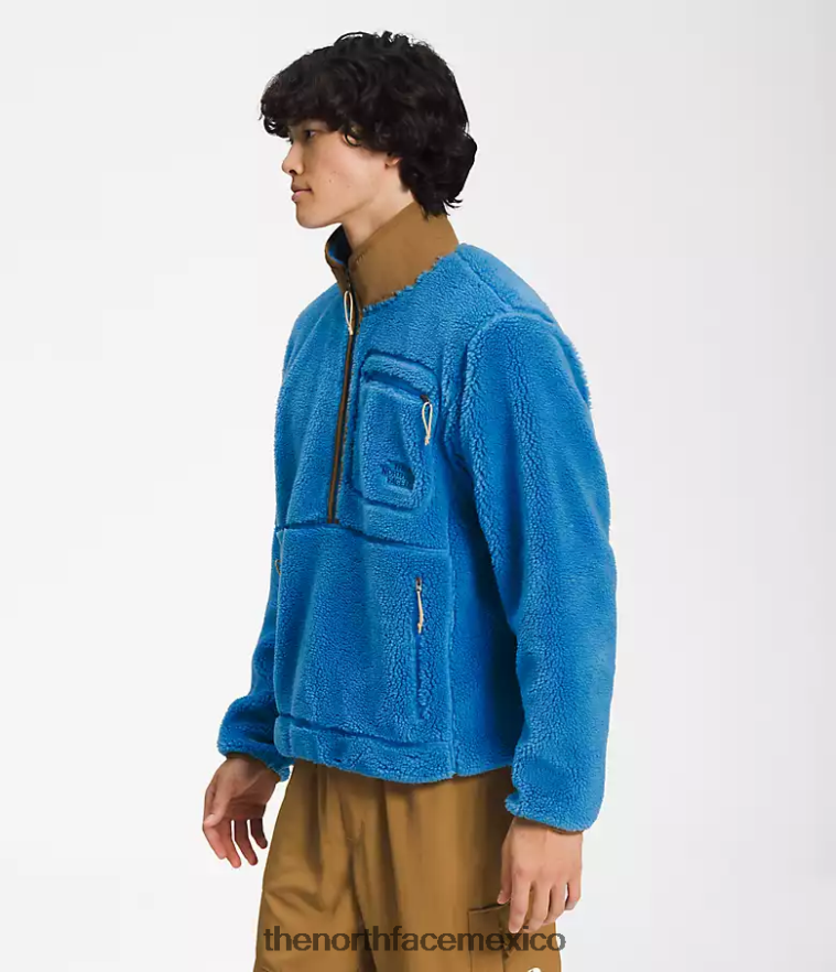 The North Face ropa NFHLJL121 azul súper sónico/marrón utilitario hombres jersey de pelo extremo