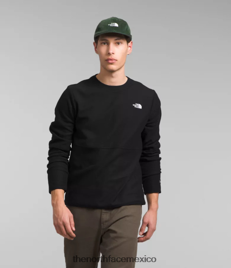 The North Face ropa NFHLJL207 negro hombres tripulación alpina polartec 100