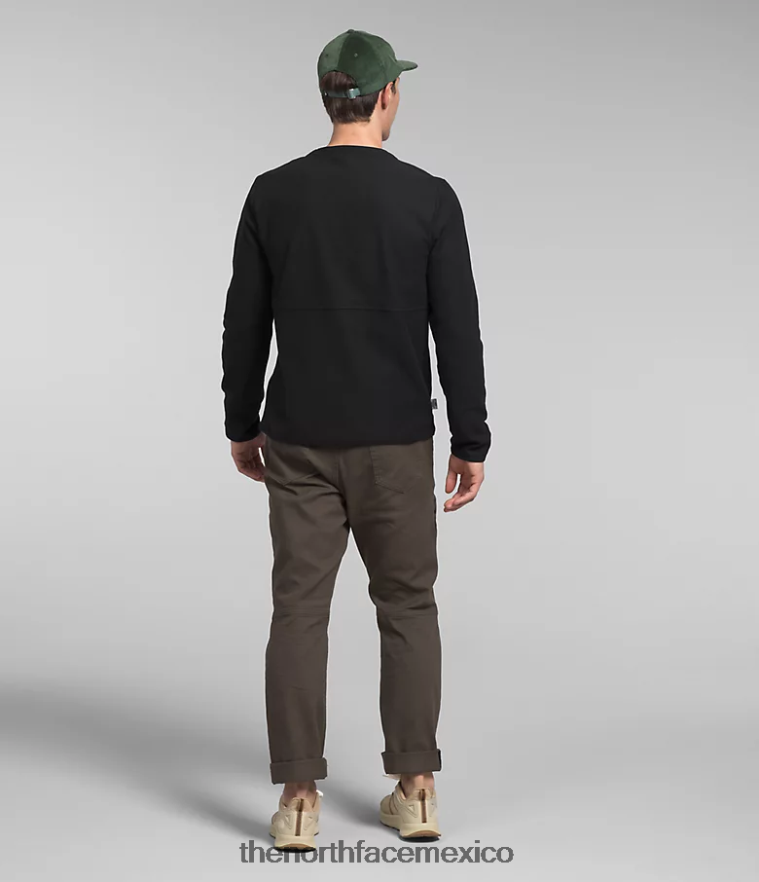 The North Face ropa NFHLJL207 negro hombres tripulación alpina polartec 100