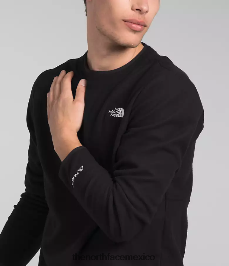 The North Face ropa NFHLJL207 negro hombres tripulación alpina polartec 100