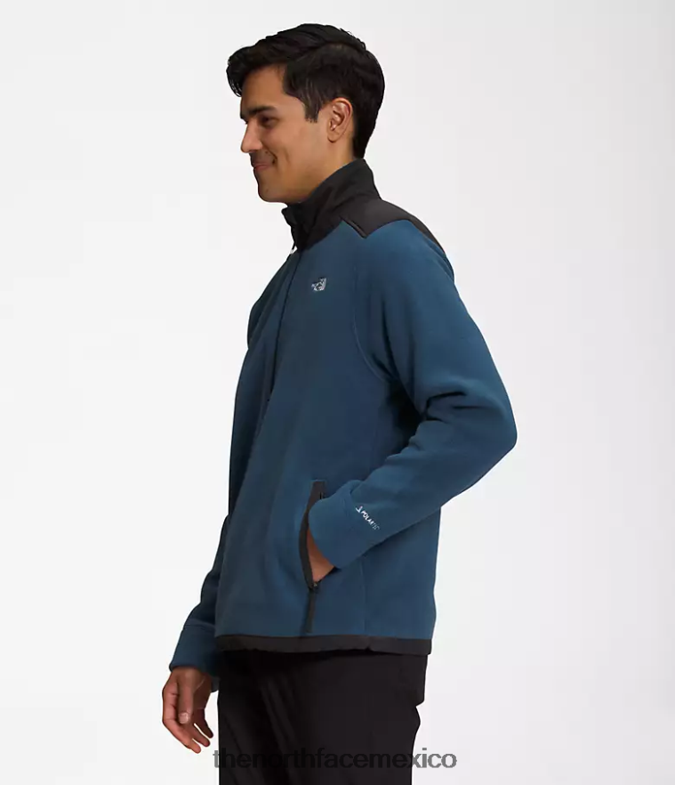The North Face ropa NFHLJL356 azul sombreado/negro tnf hombres polartec alpino 200 -zip