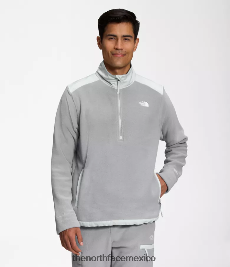 The North Face ropa NFHLJL357 gris fusión/gris estaño hombres polartec alpino 200 -zip