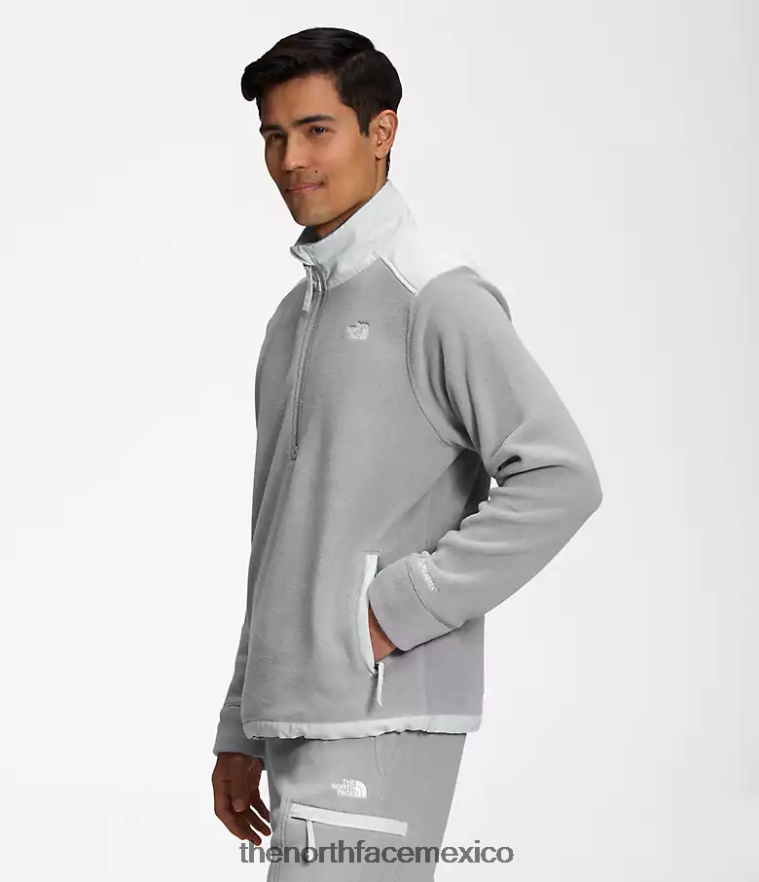 The North Face ropa NFHLJL357 gris fusión/gris estaño hombres polartec alpino 200 -zip