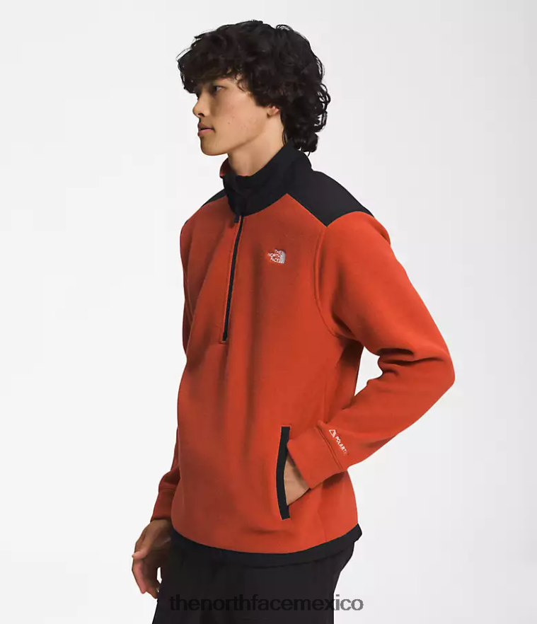 The North Face ropa NFHLJL358 bronce oxidado/tnf negro hombres polartec alpino 200 -zip