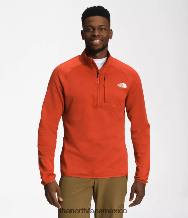 The North Face ropa NFHLJL410 Brezo de bronce oxidado hombres tierras de los cañones -zip