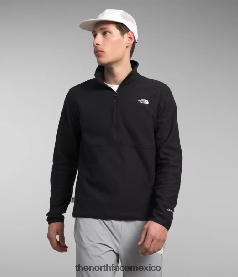 The North Face ropa NFHLJL778 negro hombres polartec alpino 100 -zip