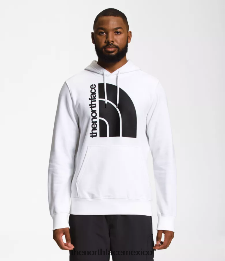 The North Face ropa NFHLJL1123 tnf blanco/tnf negro hombres sudadera con capucha jumbo de media cúpula