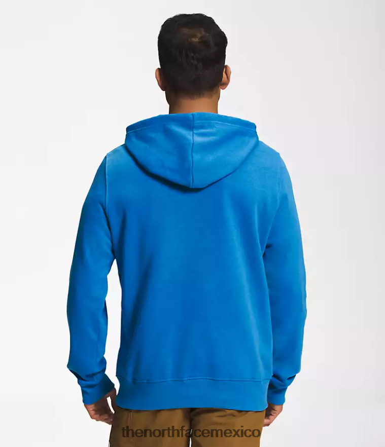 The North Face ropa NFHLJL1124 azul supersónico/blanco tnf hombres sudadera con capucha jumbo de media cúpula