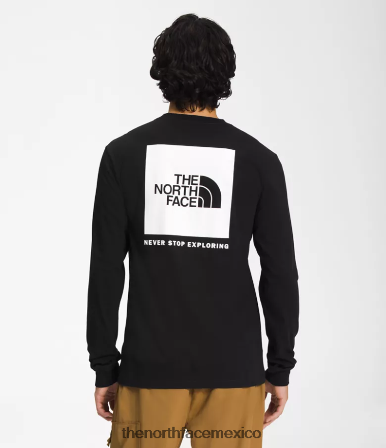 The North Face ropa NFHLJL1206 tnf negro/tnf blanco hombres camiseta de manga larga con caja nse