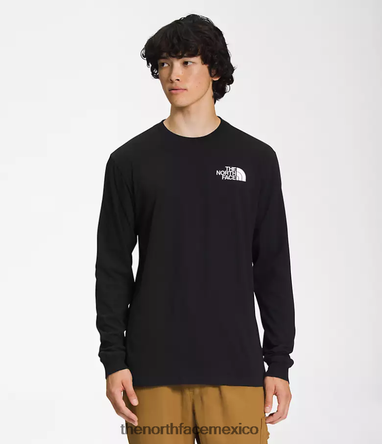 The North Face ropa NFHLJL1206 tnf negro/tnf blanco hombres camiseta de manga larga con caja nse