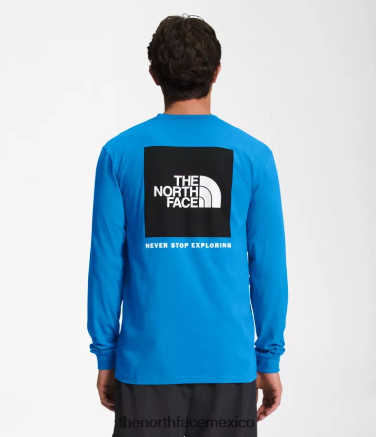 The North Face ropa NFHLJL1208 azul supersónico/negro tnf hombres camiseta de manga larga con caja nse
