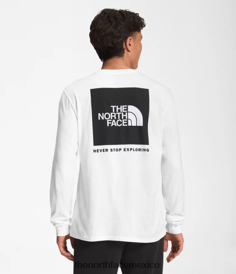 The North Face ropa NFHLJL1212 tnf blanco/tnf negro hombres camiseta de manga larga con caja nse
