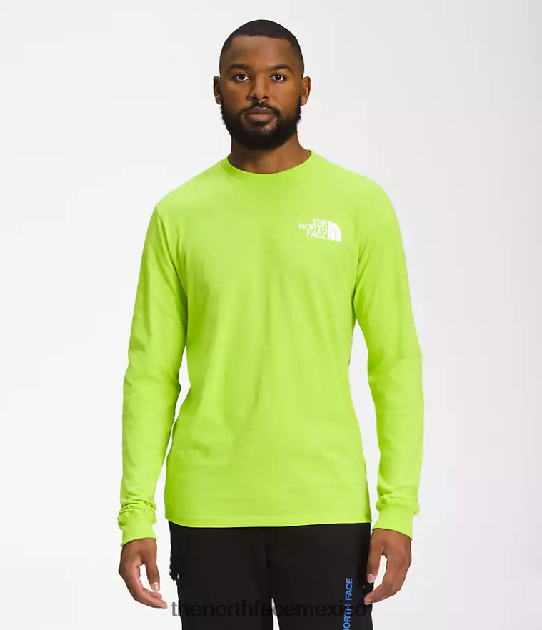 The North Face ropa NFHLJL1213 led amarillo/tnf negro hombres camiseta de manga larga con caja nse