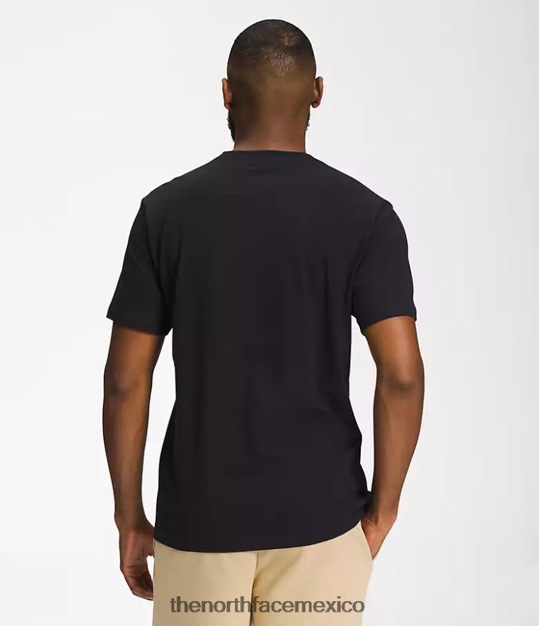 The North Face ropa NFHLJL1305 tnf negro/tnf blanco hombres camiseta de manga corta con media cúpula