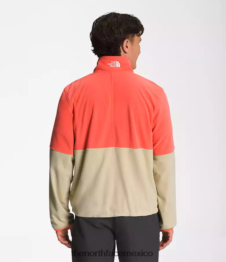 The North Face ropa NFHLJL304 grava/marrón utilitario/naranja retro hombres tnf polartec 100 -zip