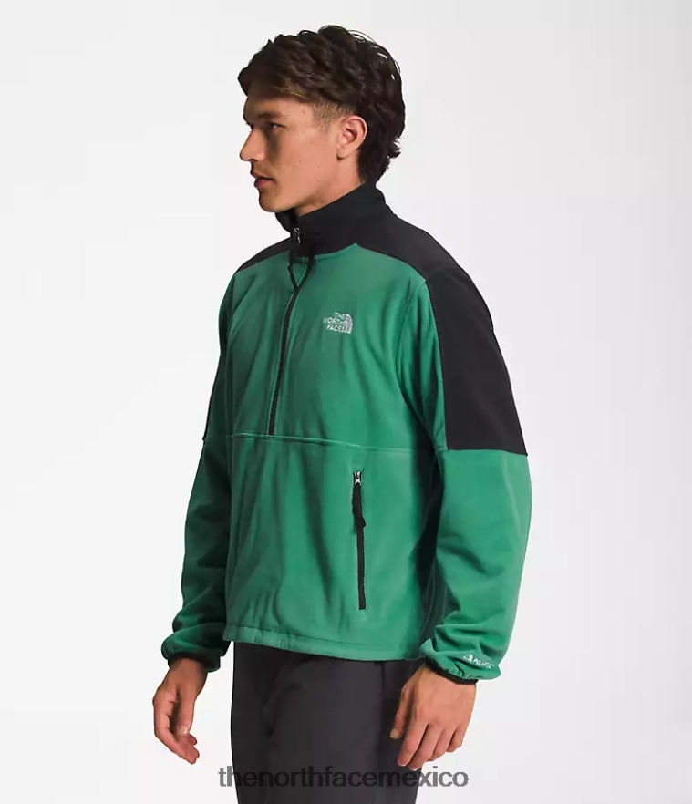The North Face ropa NFHLJL305 verde hierba intenso hombres tnf polartec 100 -zip