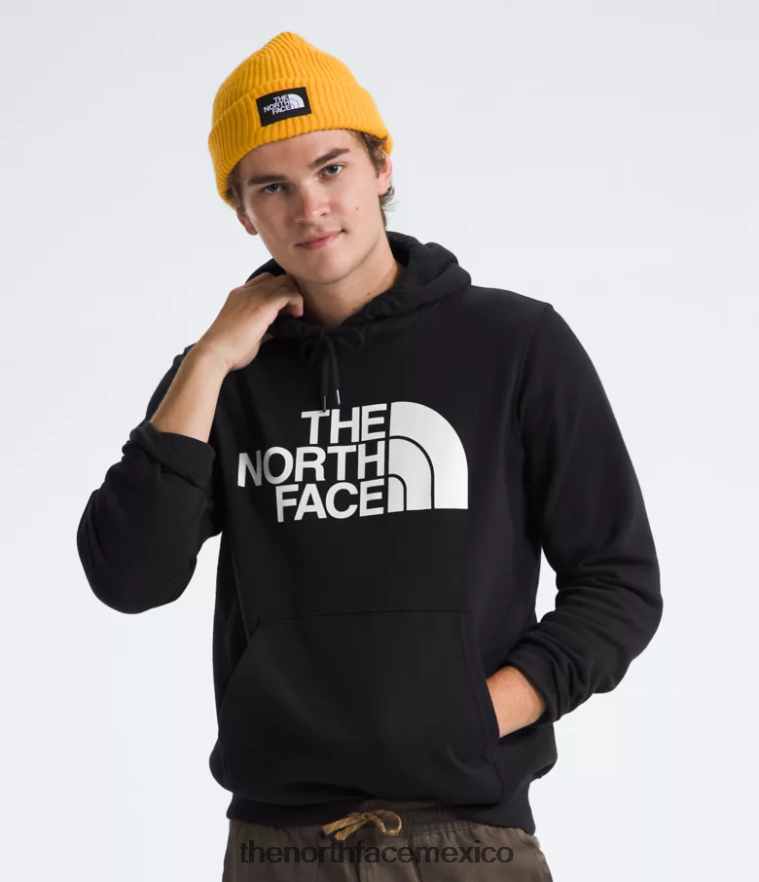 The North Face ropa NFHLJL105 tnf negro/tnf blanco hombres sudadera con capucha y media cúpula
