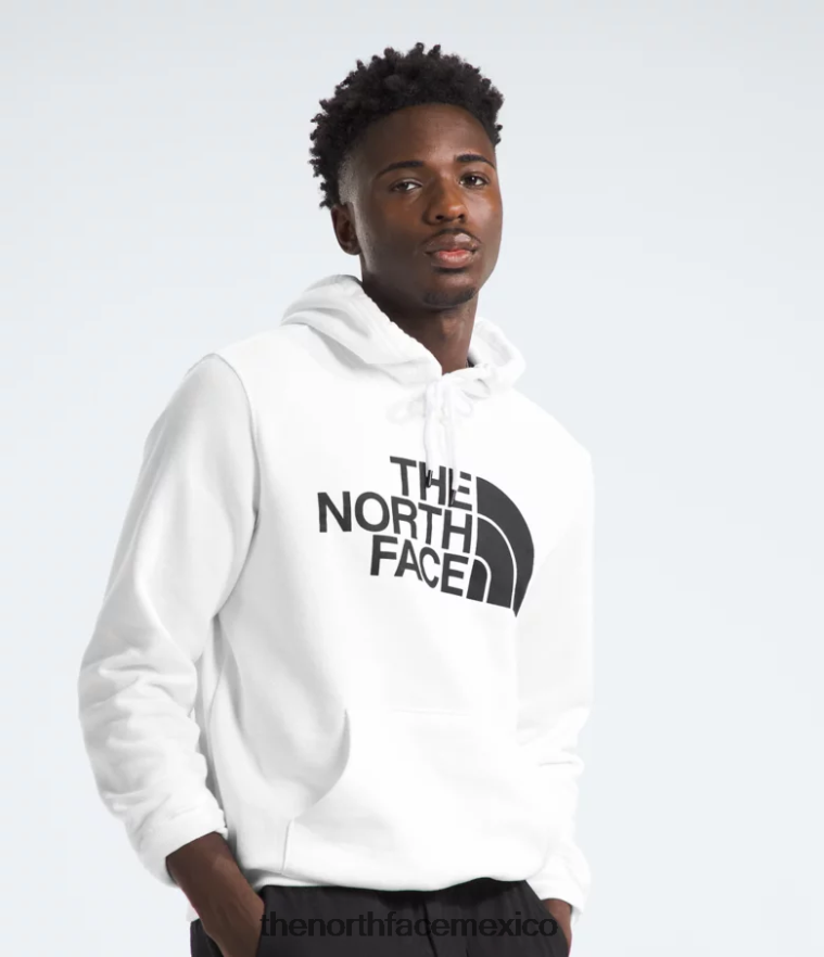 The North Face ropa NFHLJL106 tnf blanco/tnf negro hombres sudadera con capucha y media cúpula
