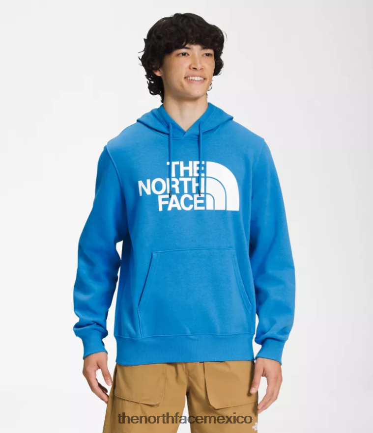 The North Face ropa NFHLJL107 azul supersónico/blanco tnf hombres sudadera con capucha y media cúpula