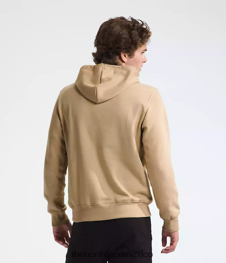 The North Face ropa NFHLJL108 caqui piedra/tnf blanco hombres sudadera con capucha y media cúpula