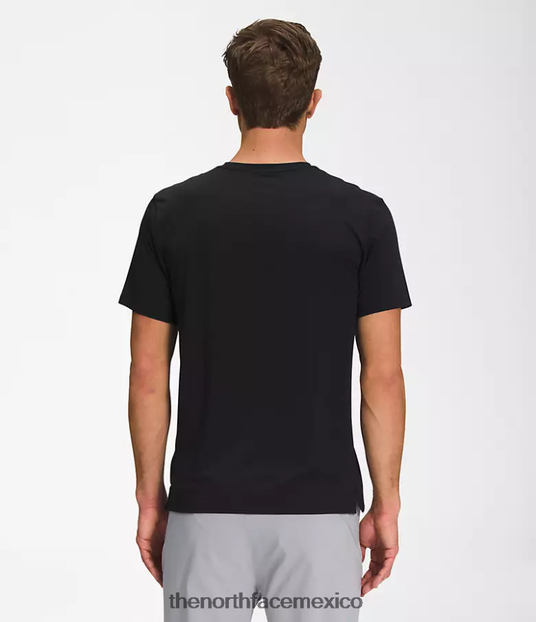 The North Face ropa NFHLJL1255 negro hombres deambular de manga corta