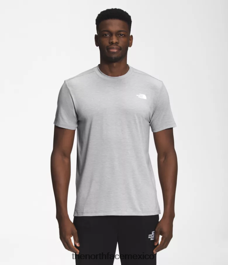 The North Face ropa NFHLJL1256 fusionar gris brezo hombres deambular de manga corta