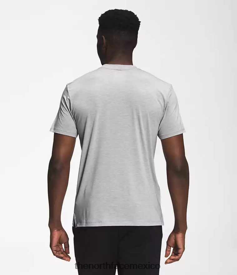 The North Face ropa NFHLJL1256 fusionar gris brezo hombres deambular de manga corta