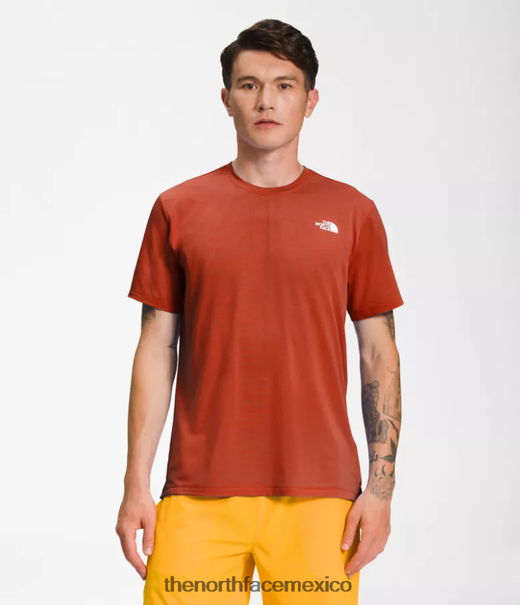 The North Face ropa NFHLJL1257 bronce oxidado hombres deambular de manga corta
