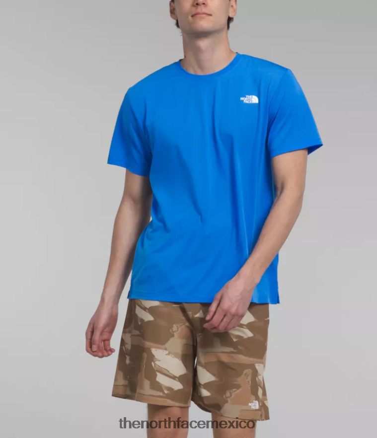 The North Face ropa NFHLJL1263 azul optico hombres deambular de manga corta